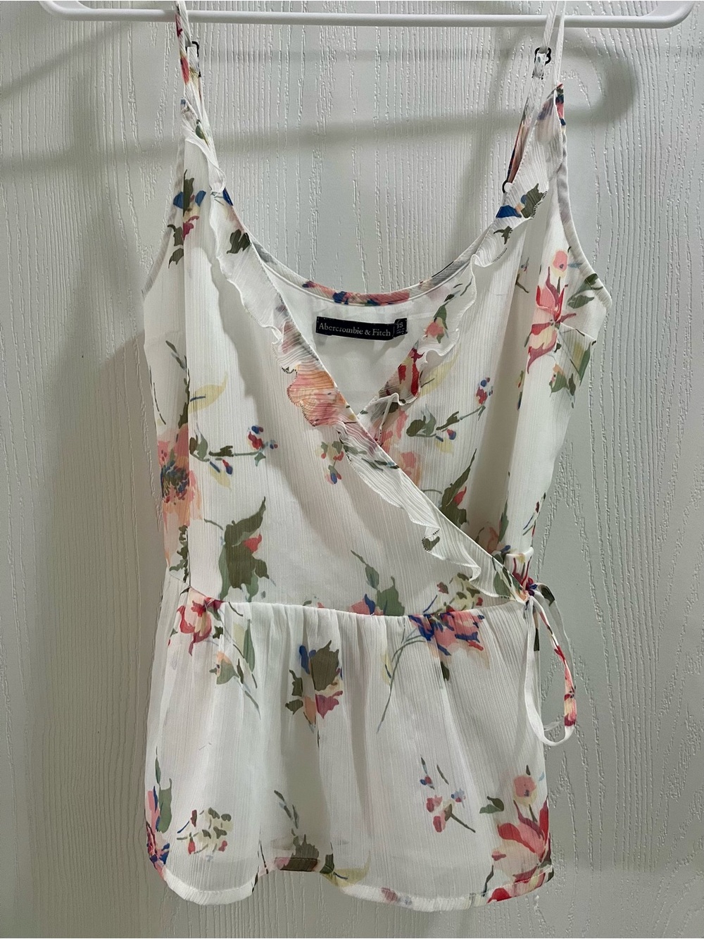 Floral Wrap Top